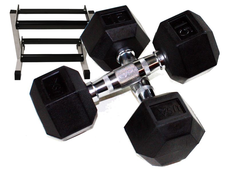 Lb Rubber Hex Dumbbell Set With Rack Adamant Barbell