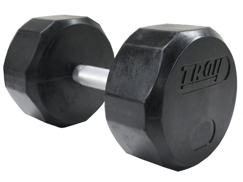 Troy Premium Virgin Rubber Dumbbell for Sale